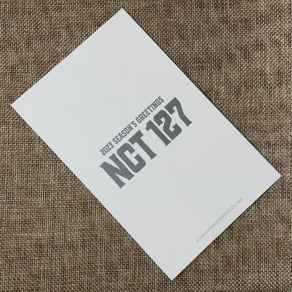 NCT 127 TAEYONG JOHNNY [2023 Season's Greetings] Official Postcard / New / Gift