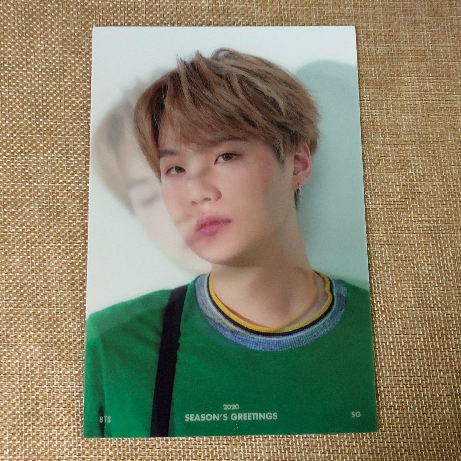 BTS SUGA [ 2020 Season's Greetings ] Official Lenticular Photocard / New / Gift