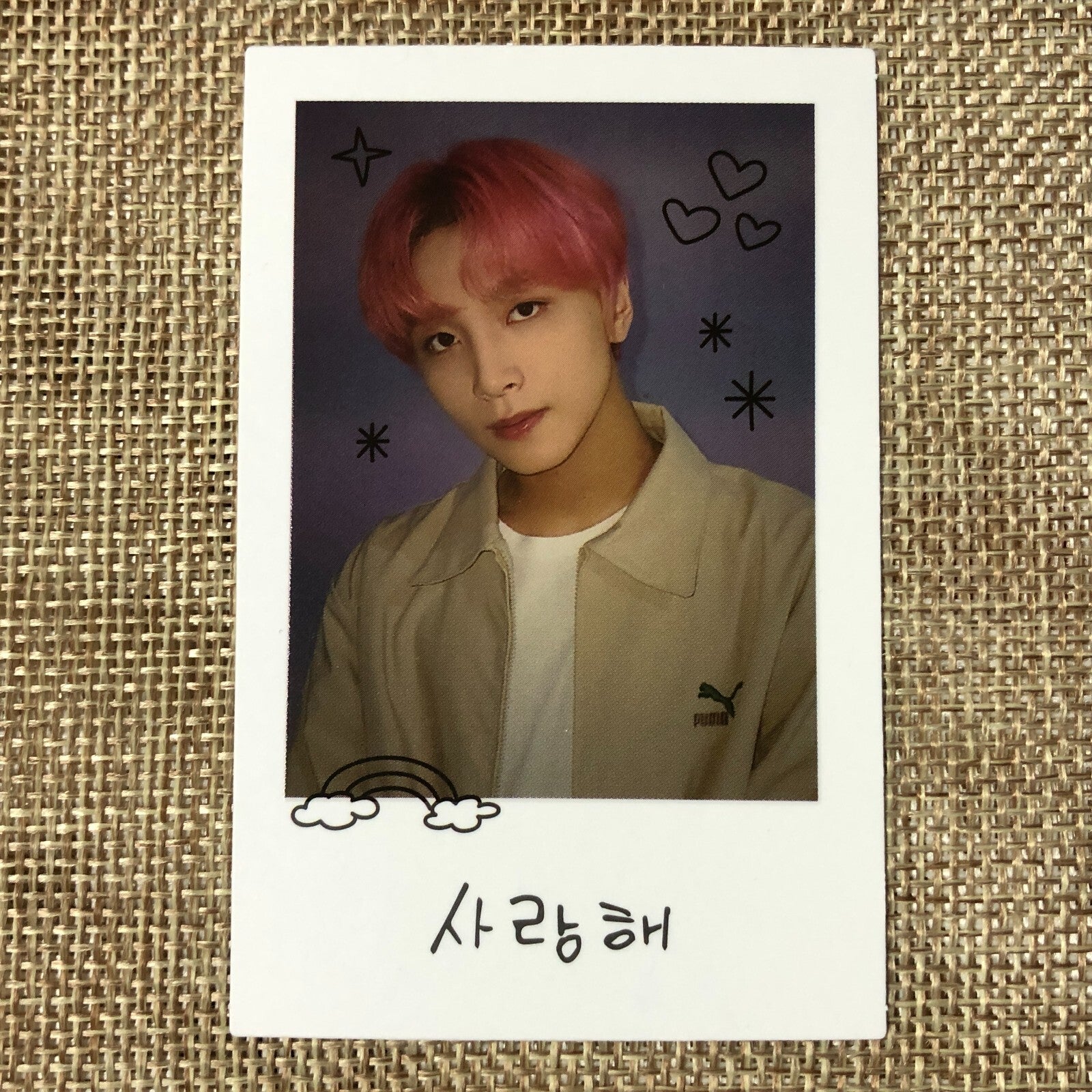 NCT 127 HAECHAN [ WELCOME TO MY CITY ] Official Polaroid Photocard / New / Gift