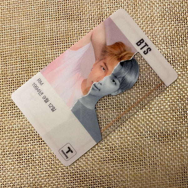 BTS RM [ 2019 CU T-Money Transparent ] Official Photocard / New / Gift