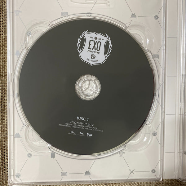EXO  [ 2014 First Year DVD ] Official DVD Set, 4 DVD / New, Rare / Gift