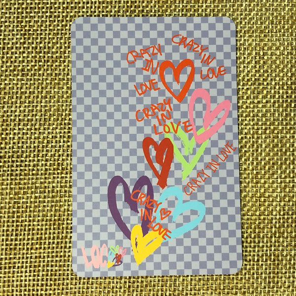 ITZY YEJI #4 [ CRAZY IN LOVE ] Official Photocard, 1st Album / New / Gift
