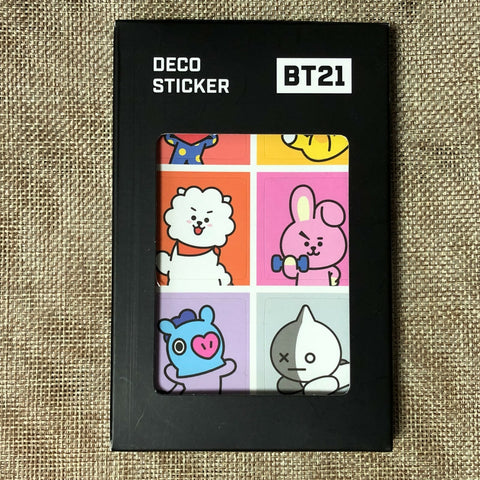 BTS [ BT21 ] Official Deco Sticker Set (31 Sheets) / New / Gift