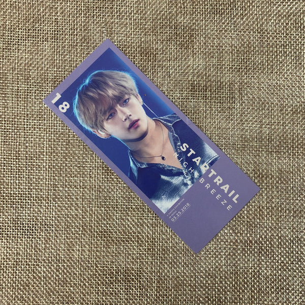 BTS V Taehyug [ STARTRAIL Exhibition ] Official Photo Ticket / New, Rare/ Gift