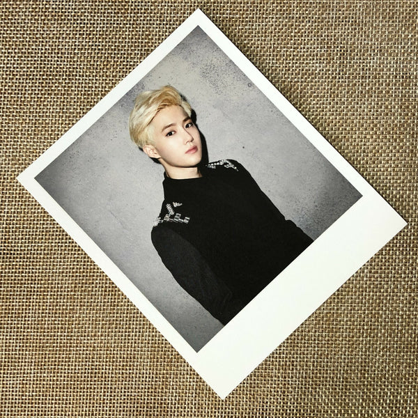 EXO SUHO [SM Official Goods] Polaroid Photocard Set of 2, Postcard / New / Gift