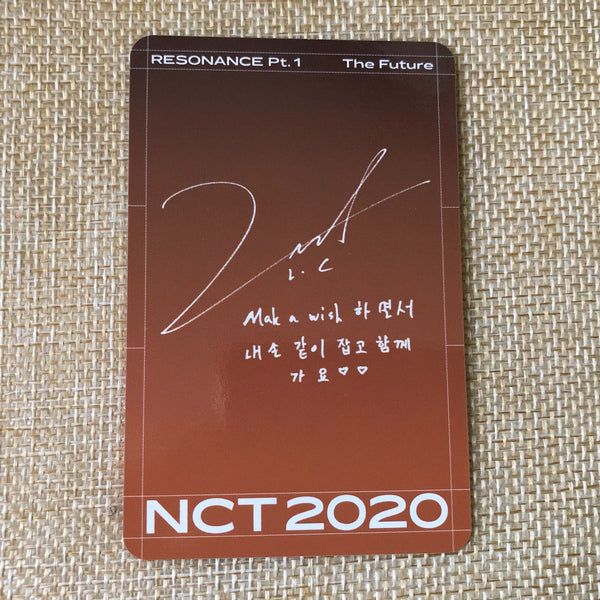 NCT 2020 LUCAS [RESONANCE Pt.1 Future KIHNO KIT] Official Photocard / New / Gift