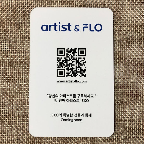 EXO BAEKHYUN #1 [ EXO FLO Promotional ] Official Photocard, Limited / New / Gift