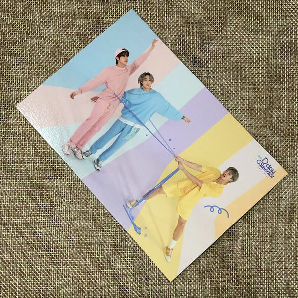 BTS GROUP #3 [FESTA D-Day Calendar 8th Anniversary] Official Postcard / Gift