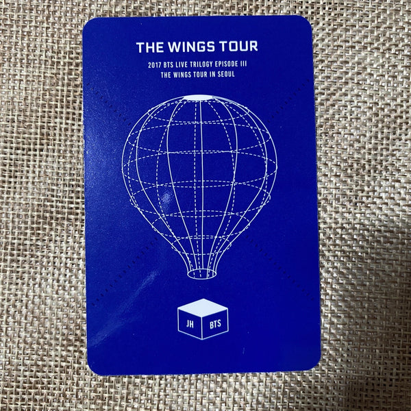 BTS J-HOPE [2017 The Wings Tour in Seoul DVD Live] Official Photocard / Gift