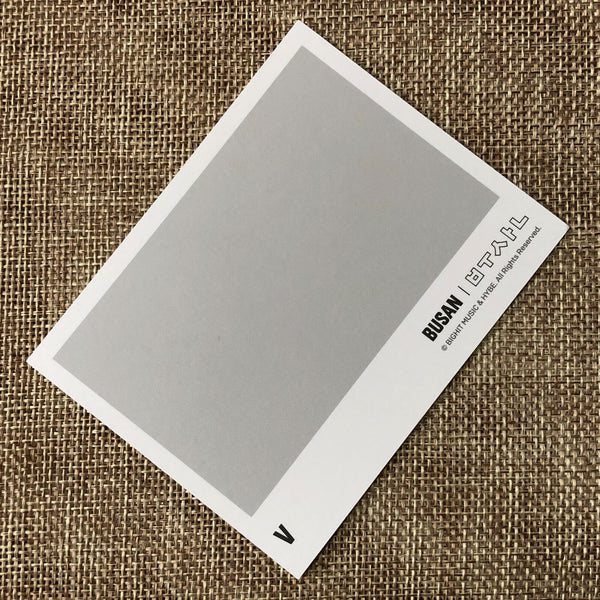 BTS V TAEHYUNG [YET TO COME BUSAN MERCH] Official Instant Photocard / New / Gift