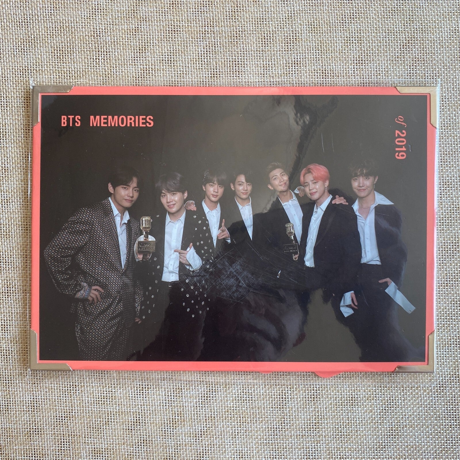 BTS [Memories of 2019] Official DVD Pre-order POB Frame Photo Stand / New / Gift