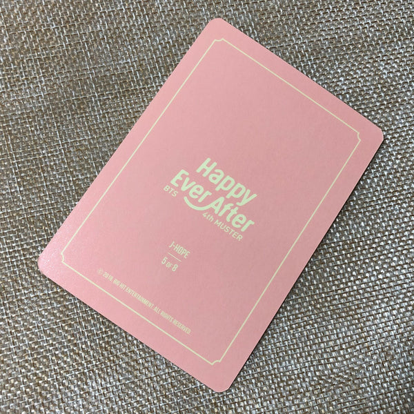 BTS J-HOPE 5/8 [4th Muster Happy Ever After] Official Mini Photocard / Gift