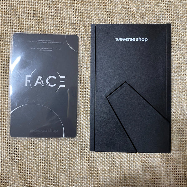 BTS JIMIN [FACE] Official Photocard + Frame, POB Weverse Shop Random / Gift