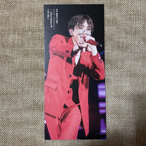BTS J-HOPE [Speak Yourself Seoul The Final DVD] Official Bookmark / New, Rare