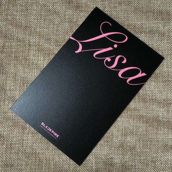 BLACKPINK LISA #1 [Pop-Up Store As If It's Your Last] Official Postcard / Gift
