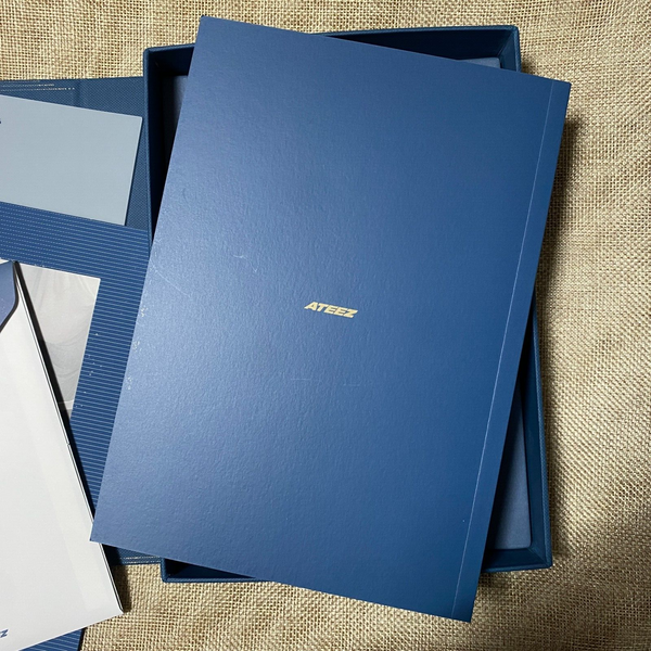 ATEEZ All Member Signed Promo Album [Golden Hour Part. 1] Message Full Set /+G