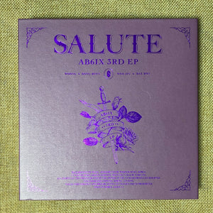 AB6IX [ SALUTE ] 3rd Album Loyal Ver. / CD+ Photobook + Memo Board, NO PC / New