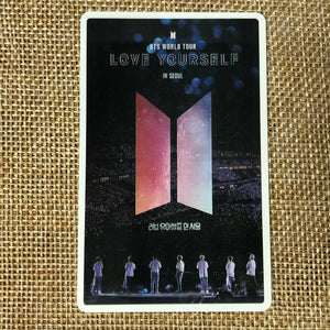 BTS GROUP #18 [Love Yourself Movie] Official Ticket Photocard Photo / New / Gift