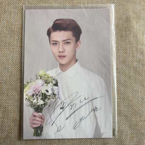 EXO SEHUN [Nature Republic] Official Limited Postcard Photocard / New, Rare /+G