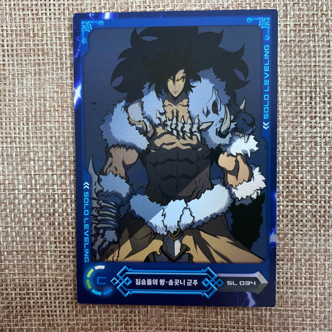 Solo Leveling SL-034 C Card | Korean Webtoon | Official D&C Media | New, +Gift