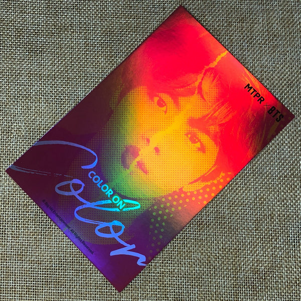 BTS JIN [ MTPR Contect Lens ] Official Hologram Postcard, Limited / New / Gift