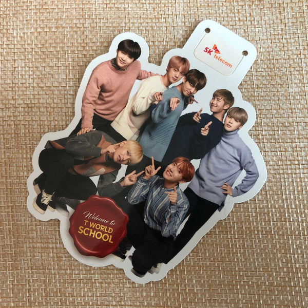 BTS GROUP [SKT] Official Photo Bookmark Photocard, Limited Edition / New / Gift