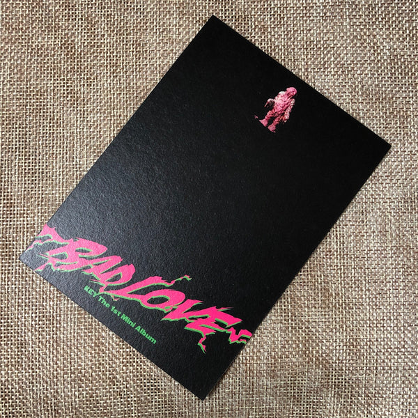 SHINEE KEY #2 [BAD LOVE SPACE RAY GUN] Official Postcard, 1st Mini / New / Gift