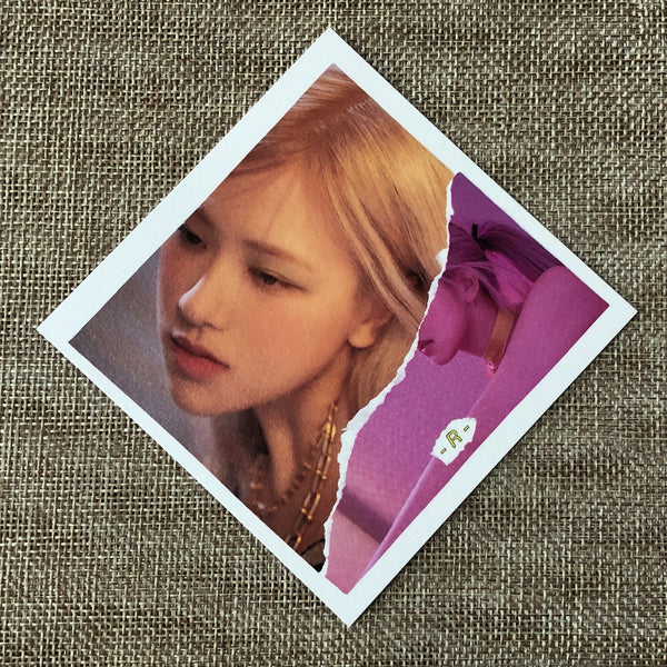 BLACKPINK ROSE #8 [ -R- ] Official Postcard, 1st Single / New / Gift