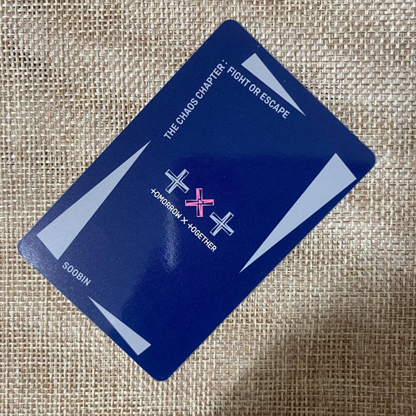 TXT SOOBIN [FIGHT OR ESCAPE] Official Photocard, Chaos Chapter Together / Gift