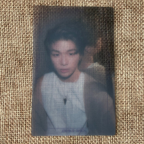 WANNA ONE KANG DANIEL [Nothing Without You] Official Transparent Photocard /+G