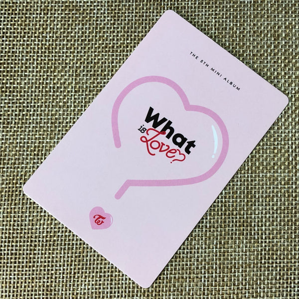 TWICE MINA [ What is Love ] Official Photocard, 5th Mini / New / Gift
