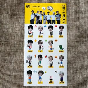 BTS GROUP #2 [ Smart Uniform MD ] Official Limited Sticker / New, Rare / Gift