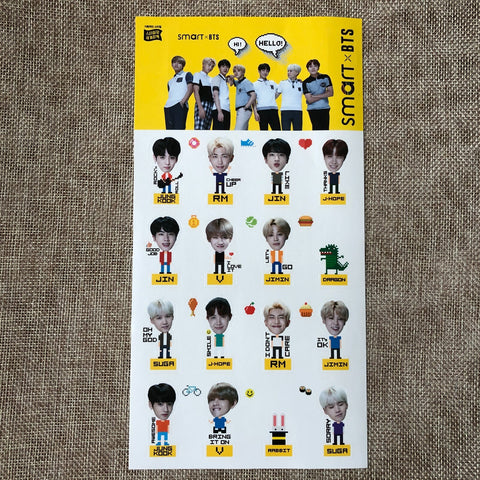 BTS GROUP #2 [ Smart Uniform MD ] Official Limited Sticker / New, Rare / Gift