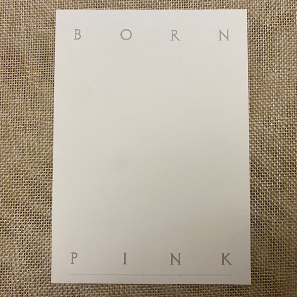BLACKPINK LISA #2 [Born Pink] Official Postcard, Box Set Ver / New, Rare / Gift