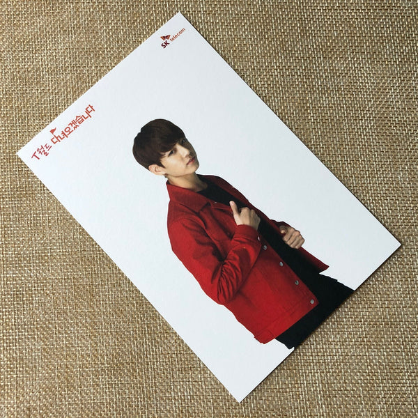 BTS JUNGKOOK [ SKT ] Official Postcard Photocard, Limited / New, Rare / Gift