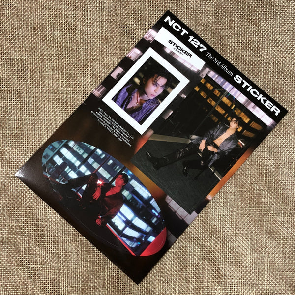 NCT 127 JOHNNY [ STICKER ] Official Sticker, SEOUL CITY Ver / New / Gift