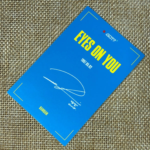 GOT7 BAMBAM [ Eyes On You Album ] Official Photocard, You Ver / New, Rare / Gift
