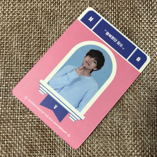 BTS V [FESTA D-Day Calendar 8th Anniversary] Official Photocard Set / New / Gift
