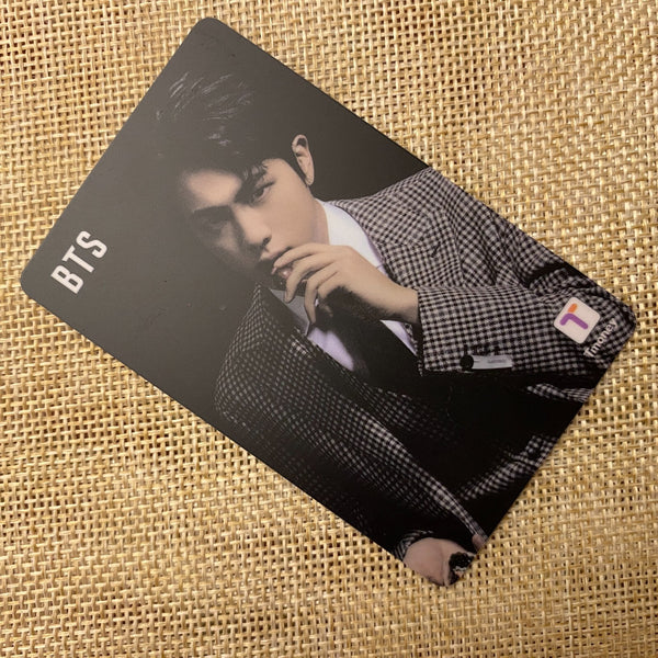 BTS JIN [ 2020 CU T-Money Transportation ] Official Photocard / New, Rare / Gift