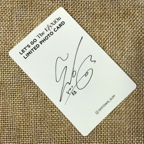EXO SUHO [ Let's Go ElyXion ] Official Limited Photocard, COEX / New / Gift