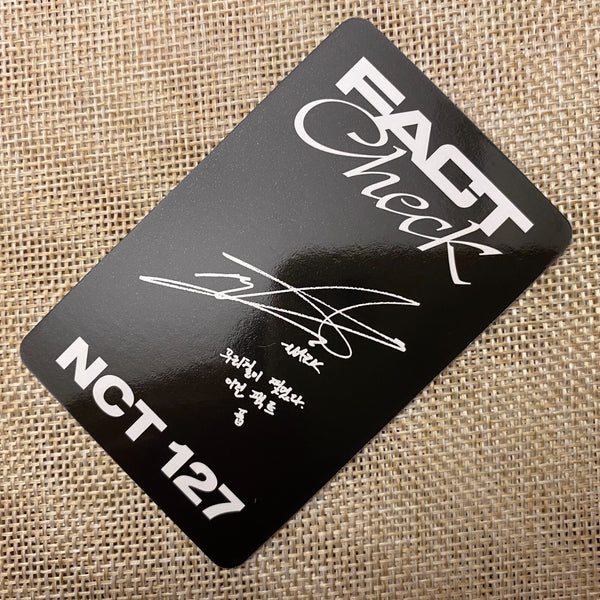 NCT MARK [Fact Check] Official Photocard, Chandelier Version / New, Rare / Gift