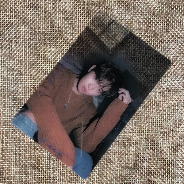 WANNA ONE KIM JAEHWAN [Nothing Without You] Official Transparent Photocard /+G
