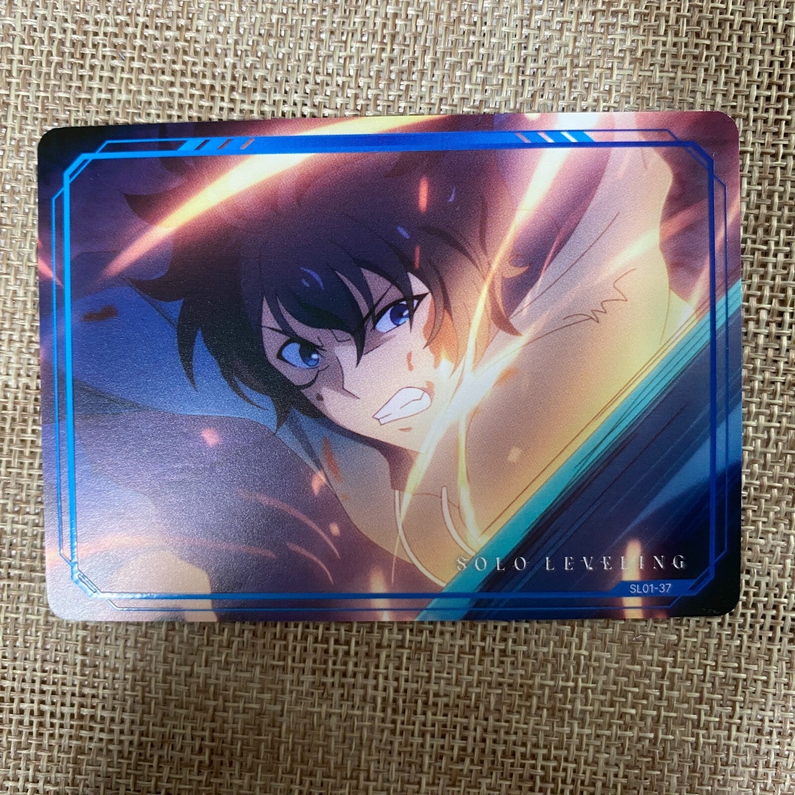 Solo Leveling SL01-37 / Double Rare (1pc)  Sung Jin-woo Webtoon Trading Card /