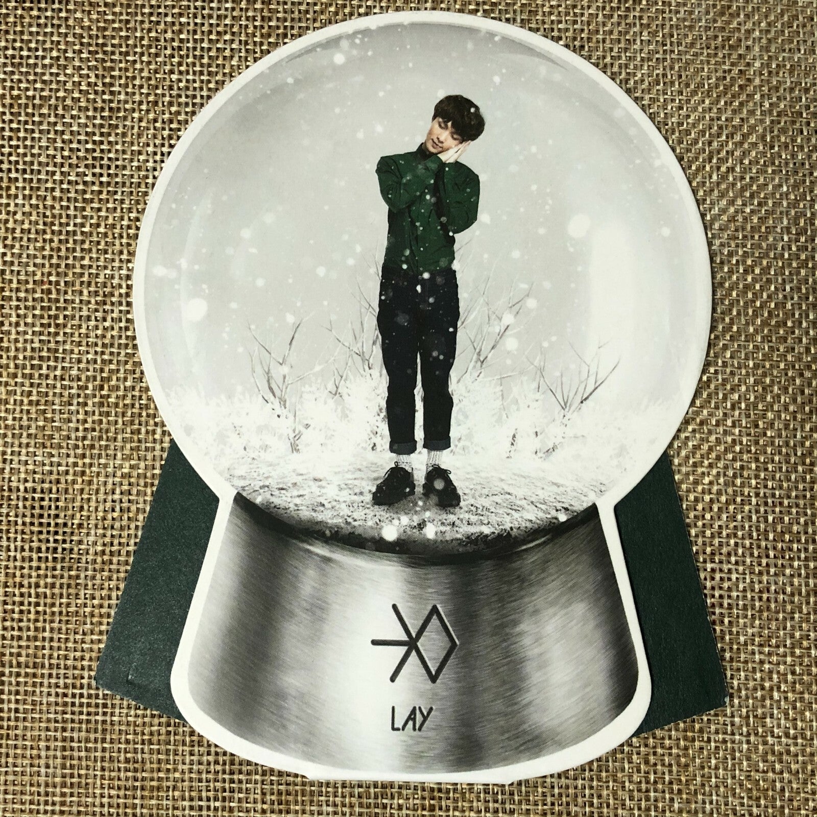 EXO LAY [ Miracles in December ] Official Snowglobe Standee / New / Gift