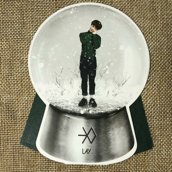 EXO LAY [ Miracles in December ] Official Snowglobe Standee / New / Gift