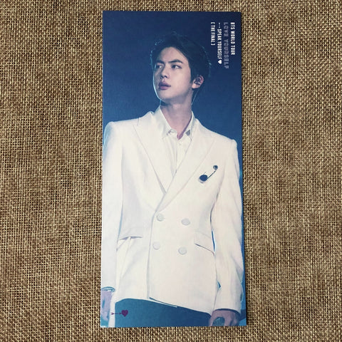 BTS JIN [Speak Yourself Seoul The Final DVD] Official Bookmark / New, Rare /+G