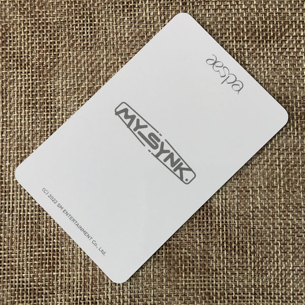 AESPA GISELLE [ 2022 FAN MEETING MY SYNK. ] Official Photocard / New / Gift