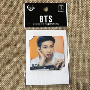 BTS RM [ 2021 CU T-Money ] Official Mini Transparent Photocard / New / Gift