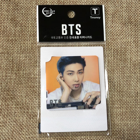 BTS RM [ 2021 CU T-Money ] Official Mini Transparent Photocard / New / Gift