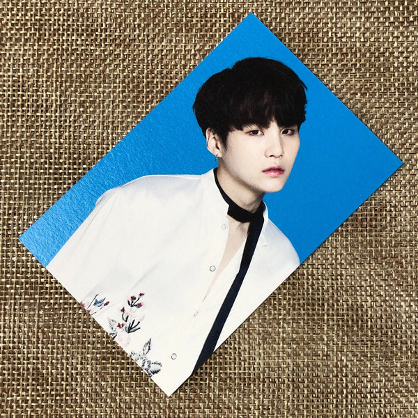 BTS SUGA 4/8 [The Wings Tour Final Concert] Official Mini Photocard / New / Gift